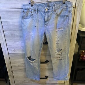 American Eagle Outfitters Light Blue Denim